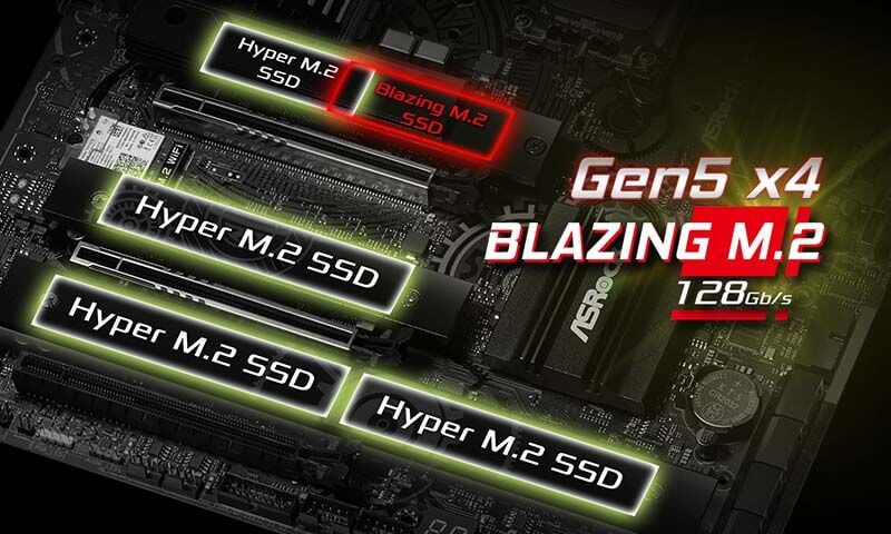 PCIe Gen5 Blazing M.2